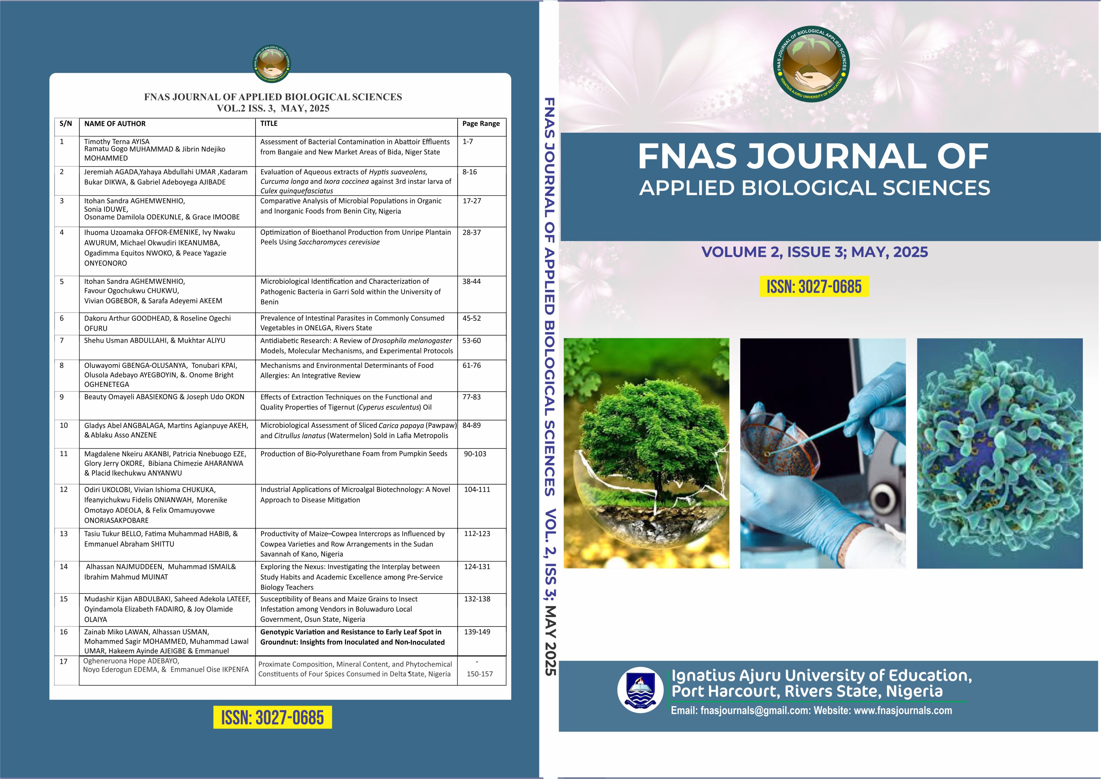 					View Vol. 2 No. 3 (2025): 2025-FNAS-JABS-2-3
				
